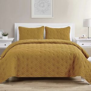 Kaleidoscope print quilt set Full/Queen